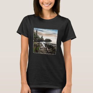 Vatten Sjö Superior Grand Marais, Minnesota T Shirt