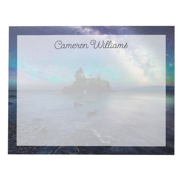 Vatten | Sjö Superior Minnesota Anteckningsblock (Framsida)