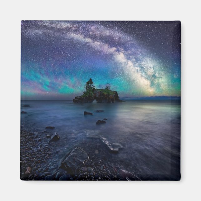 Vatten | Sjö Superior Minnesota Magnet (Framsidan)