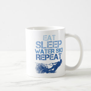 Vatten Ski Enthusiast Slogan Kaffemugg