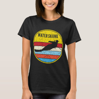Vatten Skickar Retro Waterski Ski Vatten T Shirt