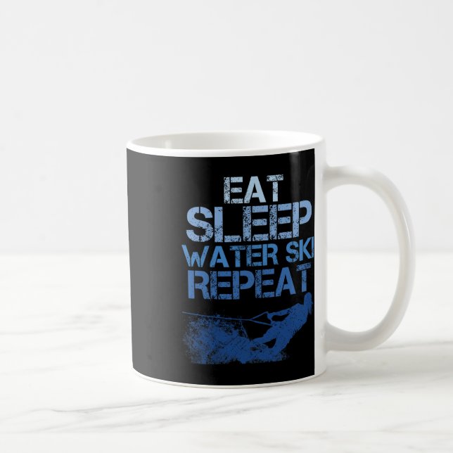 Vatten Skid Enthusiatst Slogan  Kaffemugg (Höger)