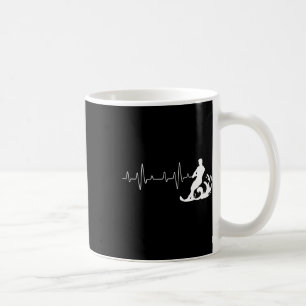 Vatten Skidor Heartbeat - Vattenskidåkare Vattensp Kaffemugg