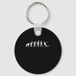 Vatten Skiing Evolution Skiing Gift Idea Nyckelring