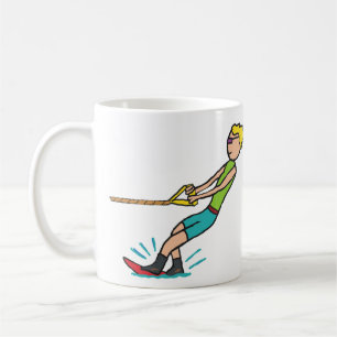 Vatten Skiing Kaffemugg