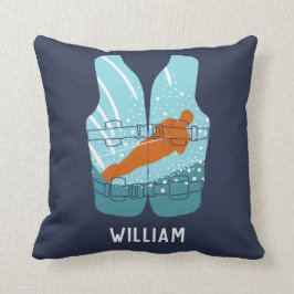 Vatten Skiing Life Jacka Graphic Personlig Kudde