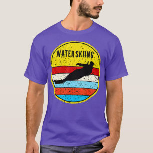 Vatten Skiing Retro Waterski Vatten sport T Shirt