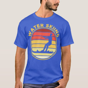 Vatten Skiing Sport Waterski Swimmer Idrottsman T Shirt