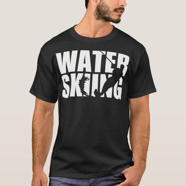 Vatten skiing t shirt (Framsida)