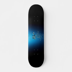 Vatten-släpp-design Mini Skateboard Bräda 18,5 Cm
