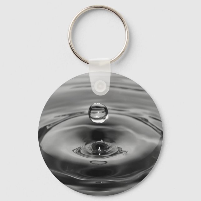 Vatten släpper långsam rörelse Art-design Nyckelring (Framsida)