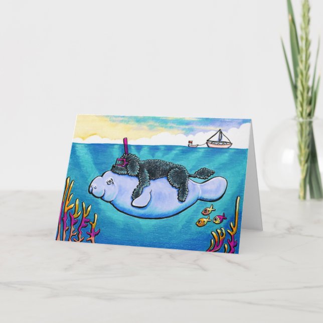 Vatten Spädbarn Kort (Framsida)