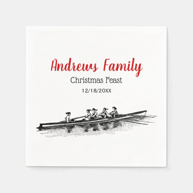 Vatten sport Black, , roving Pappersservett (Framsidan)