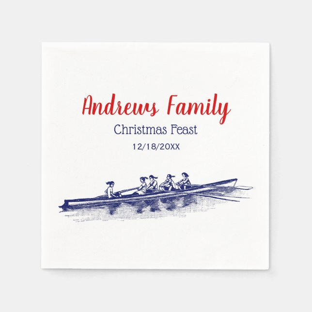 Vatten sport Blue för kvinnliga roterande makthava Pappersservett (Framsidan)