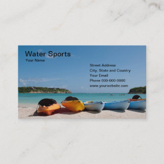 Vatten sportvisitkort visitkort