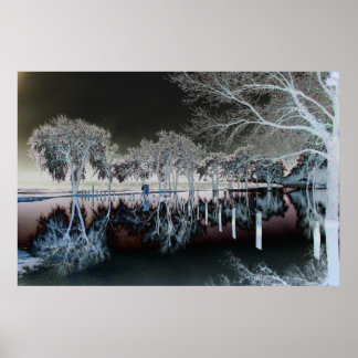 Vatten Springa Deep Poster