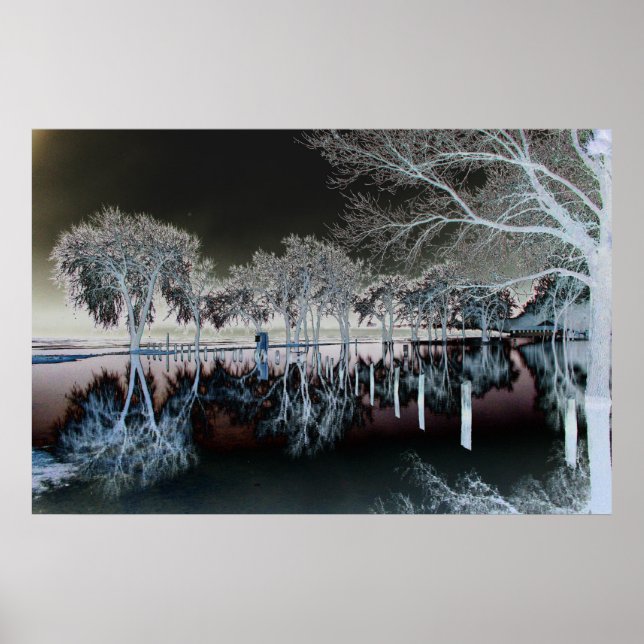 Vatten Springa Deep Poster (Framsidan)