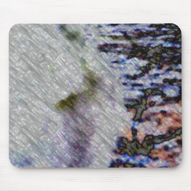 Vatten Springer, digital abstrakt Musmatta (Framsidan)