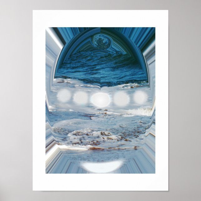 Vatten-sprit i en droplet poster (Framsidan)