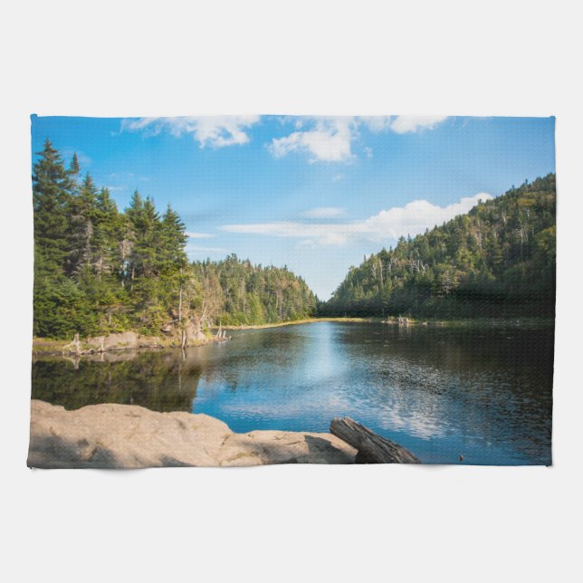 Vatten | Spruce Sjö Quebec, Kanada Kökshandduk (Horisontell)