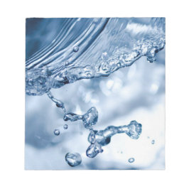 Vatten Stänk Anteckningsblock