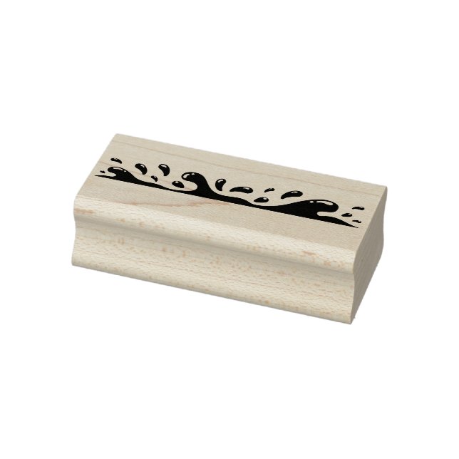 vatten stänk art frimärke stämpel (Stämpel)