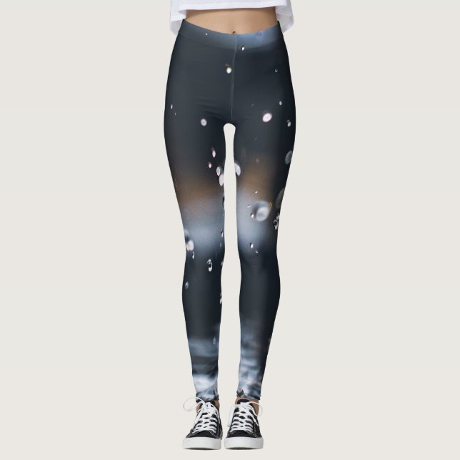 Vatten Stänk Leggings (Framsida)
