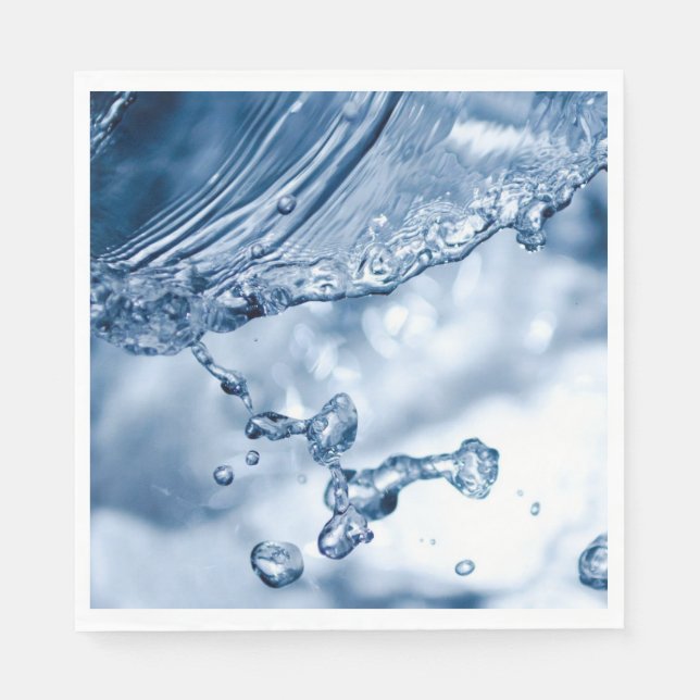 Vatten Stänk Pappersservett (Framsidan)