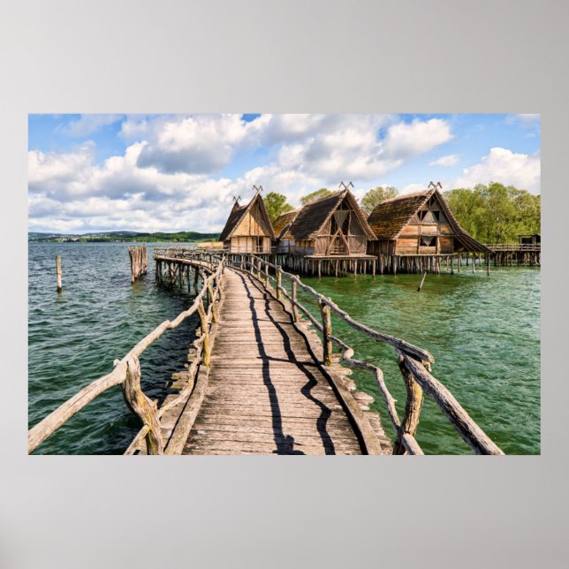 Vatten | Stilhus över Vatten Poster (Framsidan)