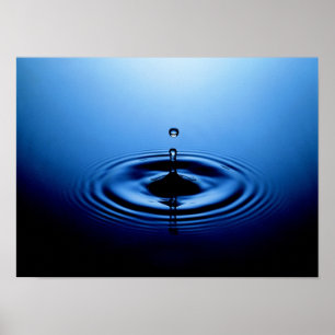 Vatten tappar poster