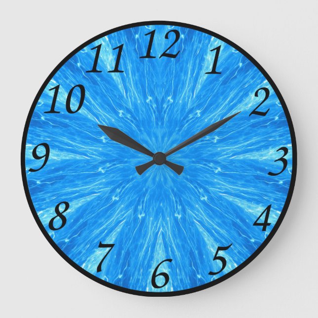 Vatten tar tid på - himmel stor klocka (Framsida)