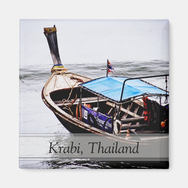 Vatten Taxi:Krabi, Thailand Magnet (Framsidan)