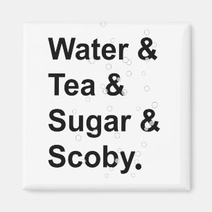 Vatten Tea Sugar Scoby Magnet