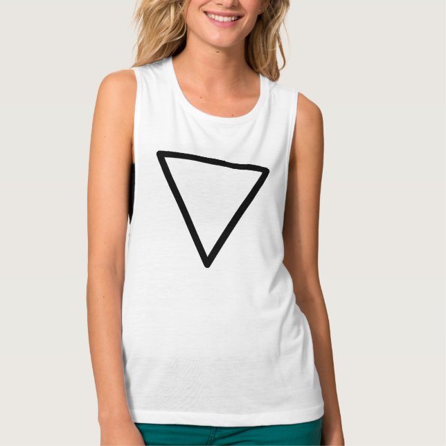 Vatten-tecken Tee Shirt (Framsida)