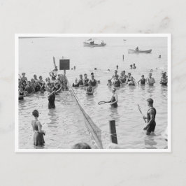 Vatten Tennis Vykort