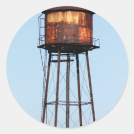 Vatten Torn Runt Klistermärke