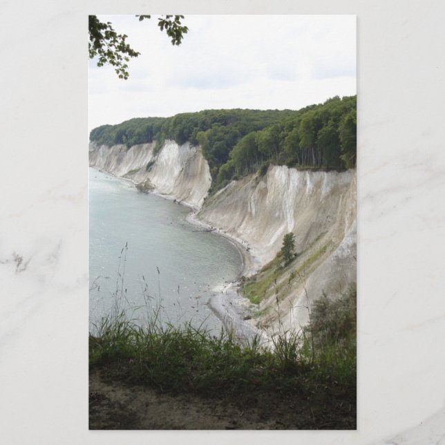 Vatten Träd Natur Cliffs Peace Kärlek Destiny Brevpapper (Framsida)