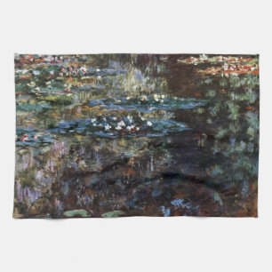 Vatten trädgård i Giverny, Frankrike av Claude Mon Kökshandduk