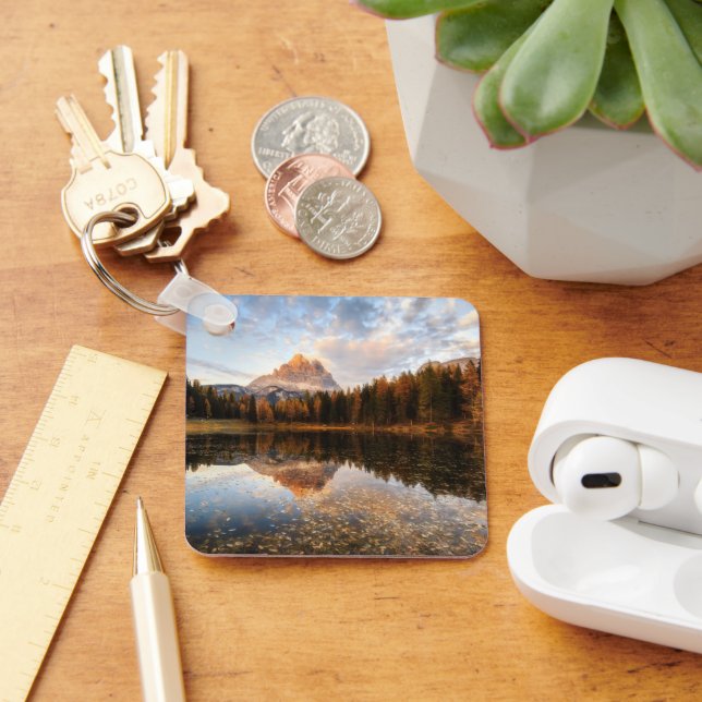 Vatten | Tre Cime Di Lavaredo Italien Nyckelring (Skrivbord)