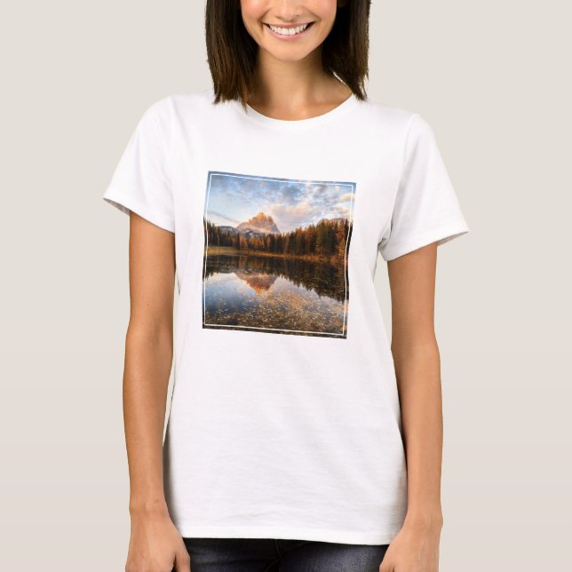 Vatten | Tre Cime Di Lavaredo Italien T Shirt (Framsida)