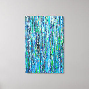 Vatten under Bridge 24x36 Wrapped Canvas