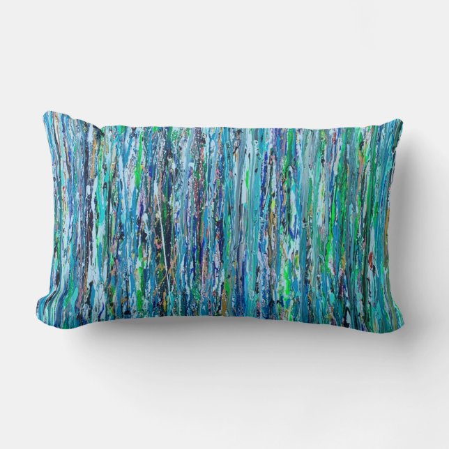 Vatten under bryggan Lumbar Dekorativ kudde (Framsida)