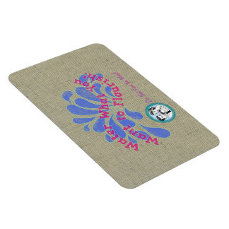 Vatten vad du vill blomma! magnet