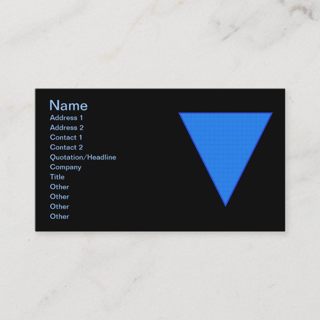 Vatten Visitkort (Framsida)