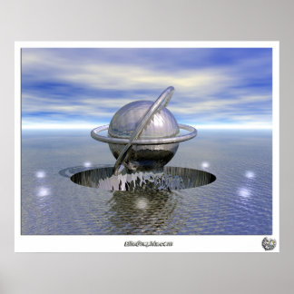 Vatten (vy 1) poster