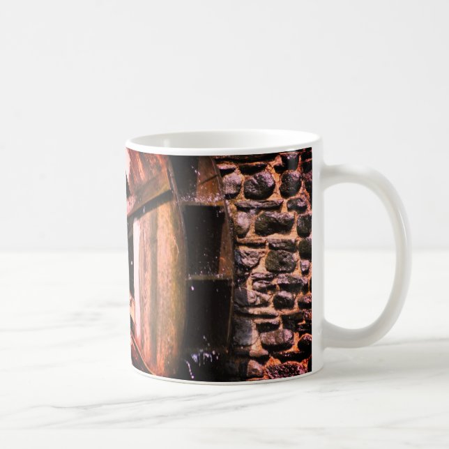 Vatten Wheel Nature Kaffemugg (Höger)