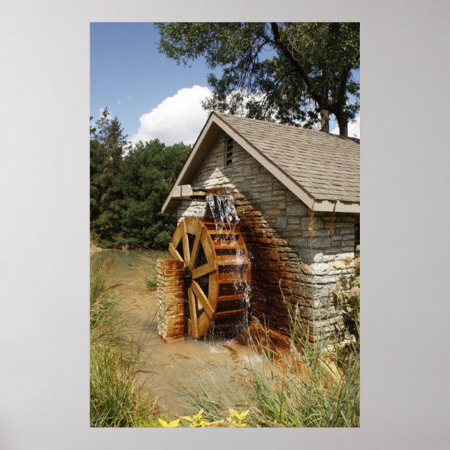 Vatten Wheel Poster (Framsidan)