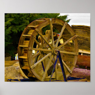Vatten Wheel Poster