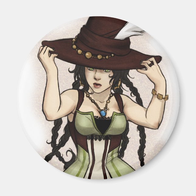 Vatten Witch Magnet (Framsidan)