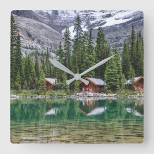 Vatten   Yoho National Park Kanada Fyrkantig Klocka